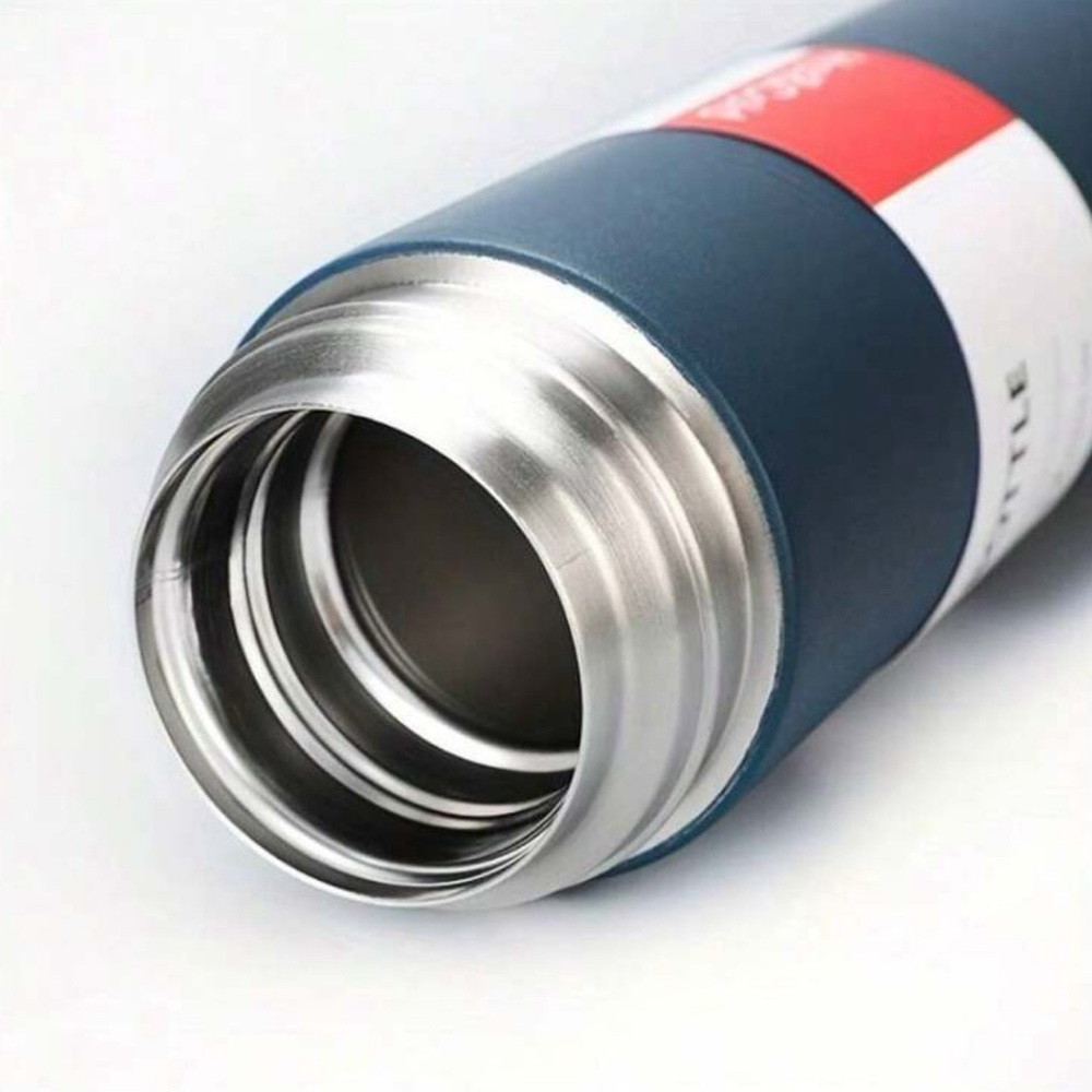 1 Set Stainless Steel Thermal Cup, Double Layer Leakproof Insulated Water Bottle - Picture 15 of 15